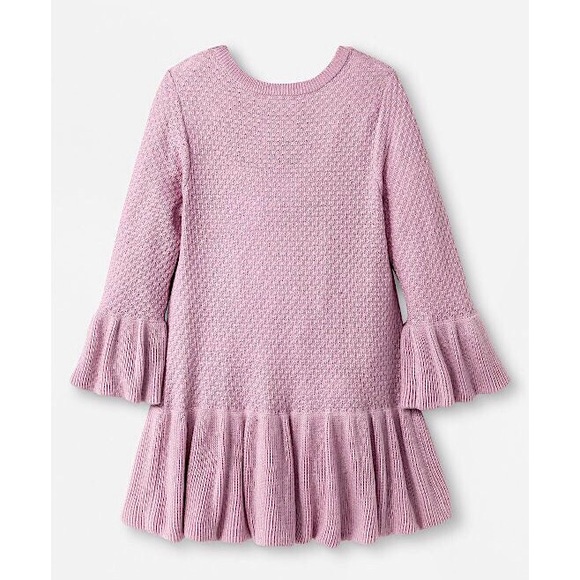🔥3/$25 OshKosh | Genuine Kids Ruffle Pink Sweater - Picture 2 of 6